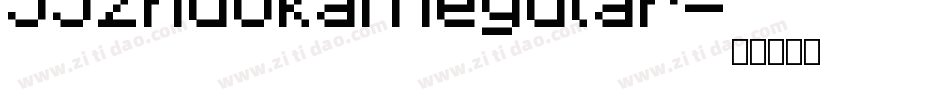 SJzhuokai Regular字体转换